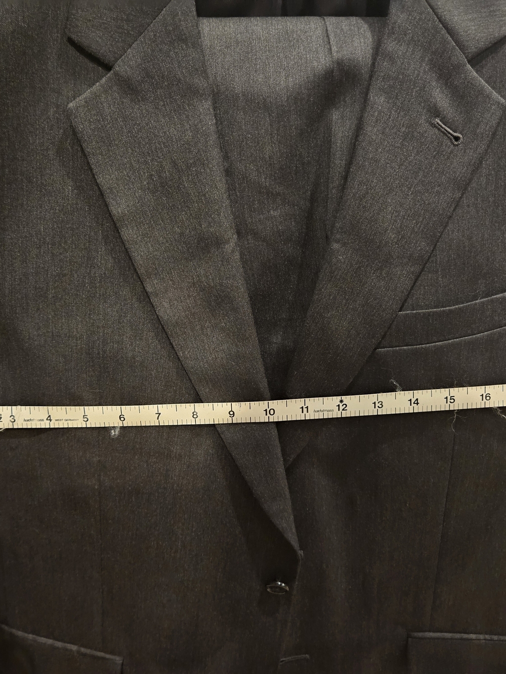 Men's Classic Charcoal Two-Button Blazer Suit Set Jos. A. Banks - Picture 5 of 11
